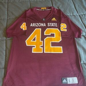 Adidas Arizona St. Sun Devils Pat Tillman #42 Jersey Size Large
